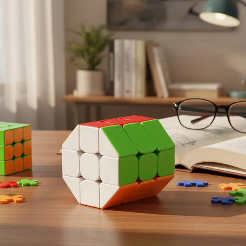 Juguetes Anti Estres Cubo Rubik Octagonal 3x3 Rompecabezas Todo