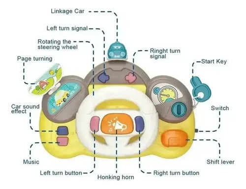 Volante Musical Sensorial Genérica - Bebé Y Niños