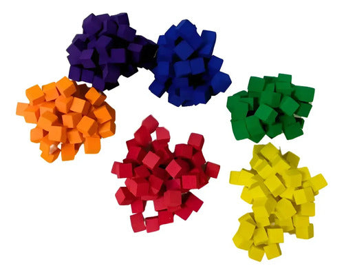 Juego De Construcción Cube Putty Bloques Sensoriales Viscoso 6 Cubos