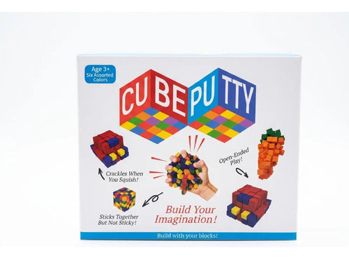 Juego De Construcción Cube Putty Bloques Sensoriales Viscoso 6 Cubos