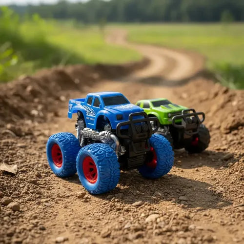 Auto Truck Vehículo De Juguete A Fricción Camioneta 4x4