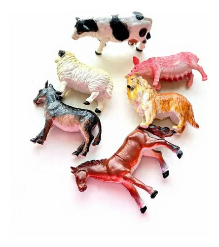 Set 6 Animales De La Granja Figuras