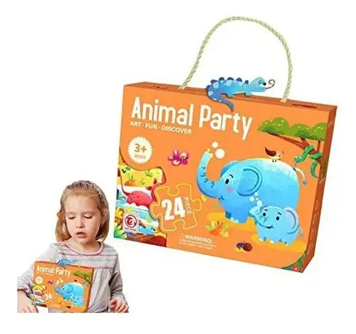 Rompecabezas Puzzle24pcs Didáctico Educativo Animales Bosque