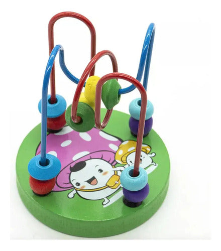 Laberinto De Madera Motricidad Fina Juguete Bebes Sensorial Agua