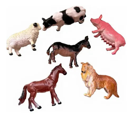 Set 6  Animales De La Granja Figuras