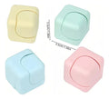 Spinner Cubo Gyro Fidget. Juguete Antiestrés Rotación Tea Turquesa