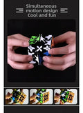 Juguetes Anti Estres Cubo Rubik 3x3 Engranajes  Rompecabezas Blanco