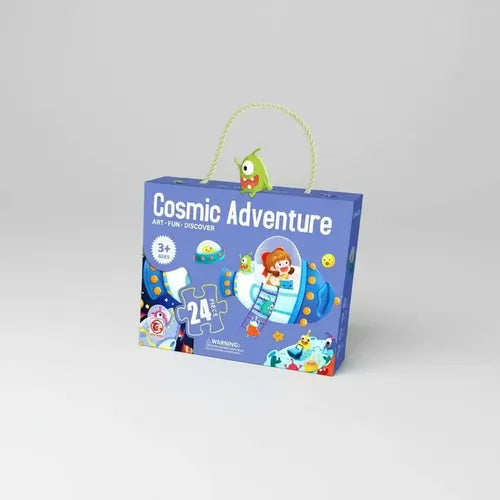 Rompecabezas Puzzle 24pcs Aventura Cósmica Didactico Niños
