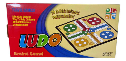 Juego De Mesa Ludo Magnético Mediano 27x27cm