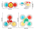 Set 3 Juguete Spinner Giratorio Con Ventosa  Bebe Ducha Auto