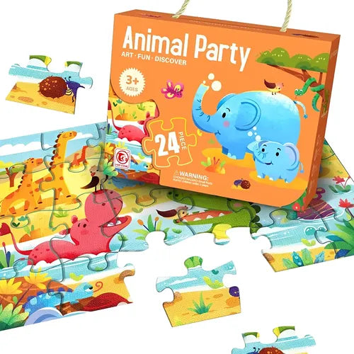 Rompecabezas Puzzle24pcs Didáctico Educativo Animales Bosque
