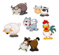 Puzzle Rompecabezas Didáctico Animales De La Granja 6 En 1