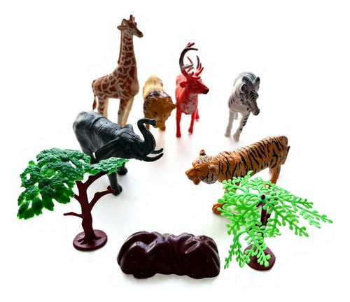 Set 6  Animales De La Selva Figuras