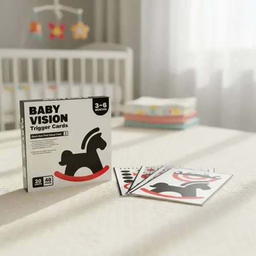 Set De Tarjetas De Estimulación Visual | Bebes Sensorial-