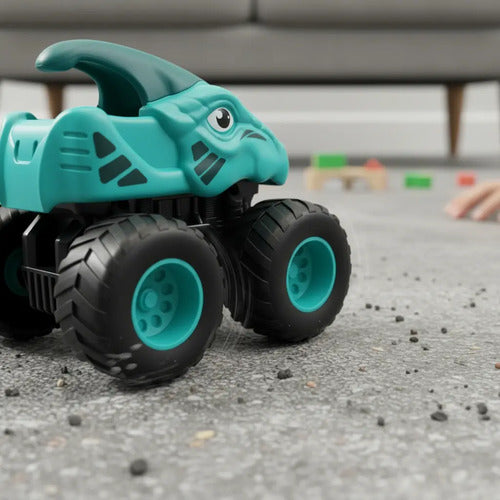 Camioneta De Juguete 4x4 Fricción De Dinosaurio