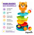 Juguete Didactico Torre Tobogán Lanza Pelotas Diseño Tigre