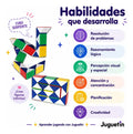Juguete Anti Estres Cubo Fidget Tipo Serpiente |  Destreza Azul