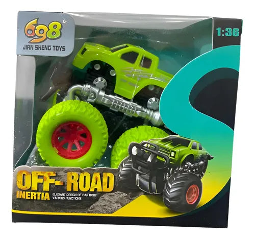 Auto Truck Vehículo De Juguete A Fricción Camioneta 4x4
