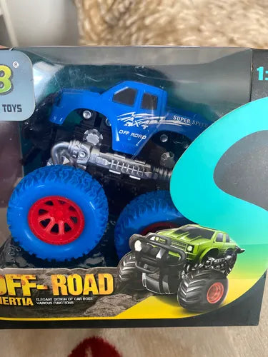 Auto Truck Vehículo De Juguete A Fricción Camioneta 4x4