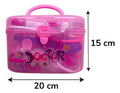 Set Juego Maletin Doctor Medico Niños Roles Accesorios Rosa
