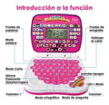 Computador  Laptop Educativo Infantil Inglés Y Español Rosa Chicle