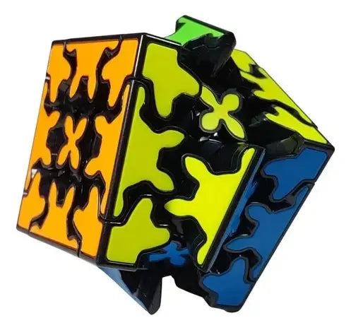 Juguetes Anti Estres Cubo Rubik 3x3 Engranajes  Rompecabezas Blanco