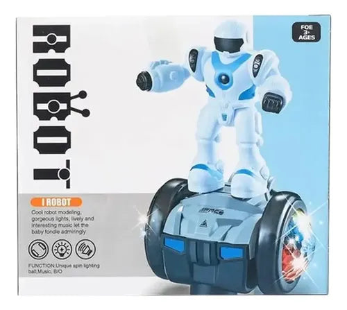 Robot Niños Bailarín Luces Juguete Musical Interactivo Robot Blanco