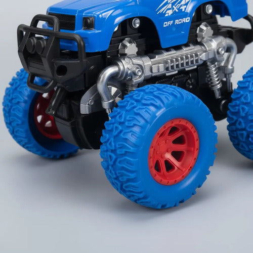 Auto Truck Vehículo De Juguete A Fricción Camioneta 4x4