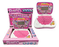 Computador  Laptop Educativo Infantil Inglés Y Español Rosa Chicle