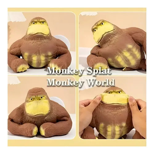 Monkey Splat, Juguete Monkey World, Monkey Splat, Monkey Wor Color Marrón