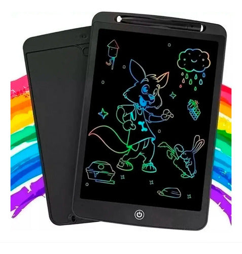 Pizarra Magica Tablet Lcd De Dibujo Niños  8.5 Pulgadas Azul