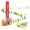 Juguete Tren Domino Electronico Luz Musica 80 Fichas Auto Multicolor