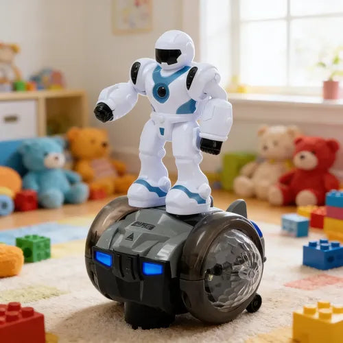 Robot Niños Bailarín Luces Juguete Musical Interactivo Robot Blanco