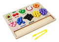 Tablero Clasificación Colores Y Frutas Juguete Montessori Caqui
