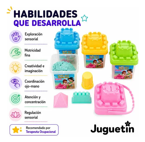 Arenas Mágica Castillo Diversión Sensoriales Segura Amarillo