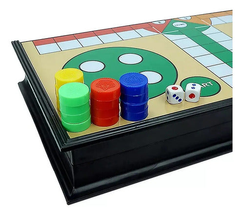 Juego De Mesa Ludo Magnético Mediano 27x27cm