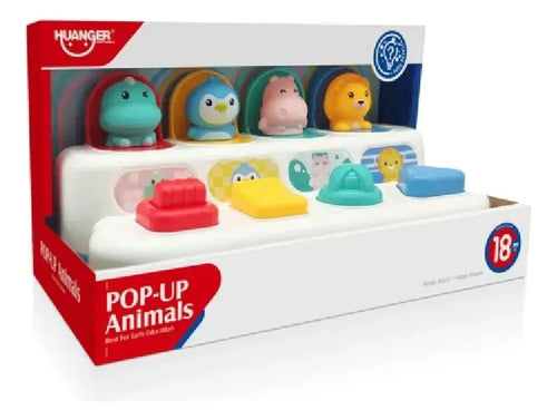 Juguete Interactivo Pop-up Animales Educativo Sensorial Bebe