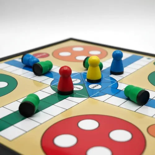 Juego De Mesa Ludo Magnético Mediano 27x27cm