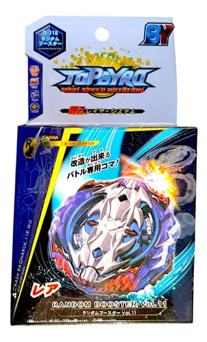 Trompo Topgyro Beyblade Top Gyro Random Booster Vol.11 Violeta Oscuro