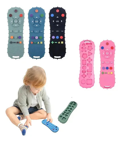 Mordedor Bebé Sensorial Silicona Control Remoto Libre Bpa