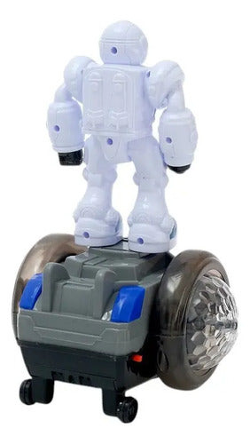 Robot Niños Bailarín Luces Juguete Musical Interactivo Robot Blanco