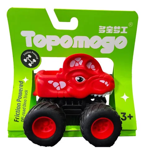 Camioneta De Juguete 4x4 Fricción De Dinosaurio