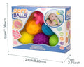 Set 6 Pelotas Sensoriales Didácticas Para Bebé Con Texturas
