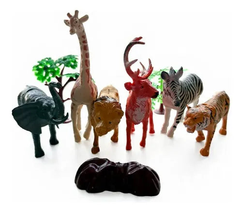 Set 6  Animales De La Selva Figuras