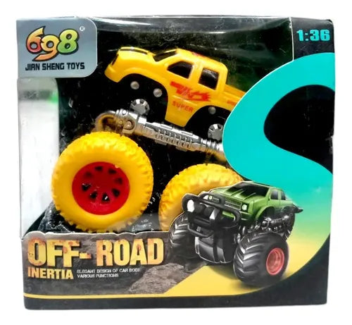 Auto Truck Vehículo De Juguete A Fricción Camioneta 4x4