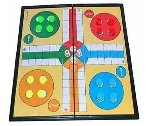 Juego De Mesa Ludo Magnético Mediano 27x27cm