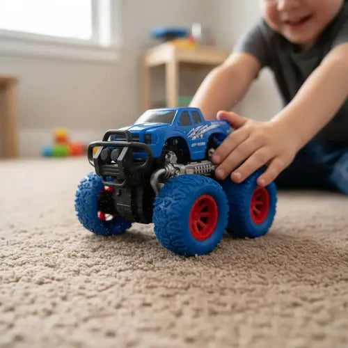 Auto Truck Vehículo De Juguete A Fricción Camioneta 4x4