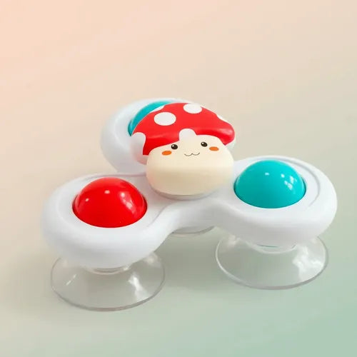 Set 3 Juguete Spinner Giratorio Con Ventosa  Bebe Ducha Auto