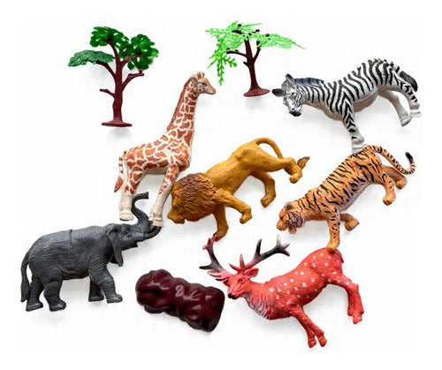 Set 6  Animales De La Selva Figuras