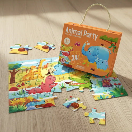 Rompecabezas Puzzle24pcs Didáctico Educativo Animales Bosque